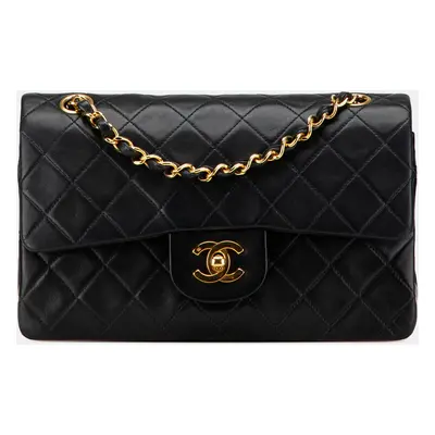 Chanel Black Small Classic Lambskin Double Flap