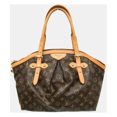 Louis Vuitton Brown Canvas GM Tivoli Satchel Bag