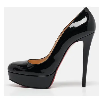 Christian Louboutin Black Patent Leather Bianca Pumps Size 39.5