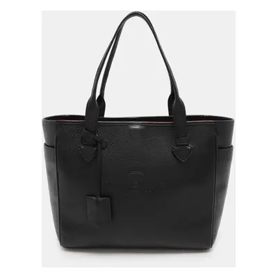 Loewe Black Leather Heritage Shopper Tote