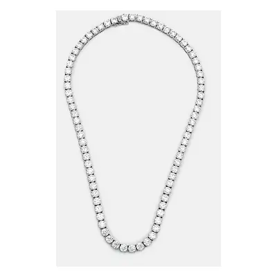 18k White Gold Round Brilliant Cut Lab Grown Diamonds Necklace (Approx 40.72 ct)