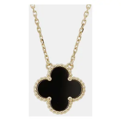 Van Cleef & Arpels 18K Yellow Gold Vintage Alhambra Pendant Necklace