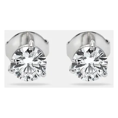 The Diamond Edit Lab Grown Diamond 2.00 cts White Gold Stud Earrings