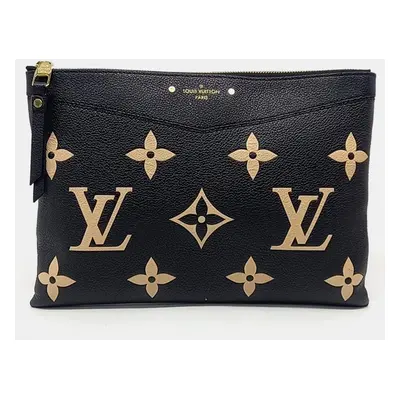 Louis Vuitton Black Leather Empreinte Daily Clutch bag