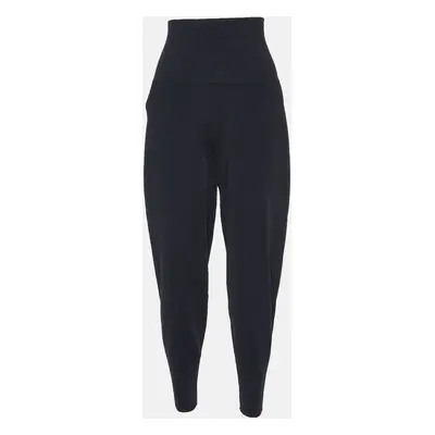 Stella McCartney Black Jersey High Waist Tapered Pants