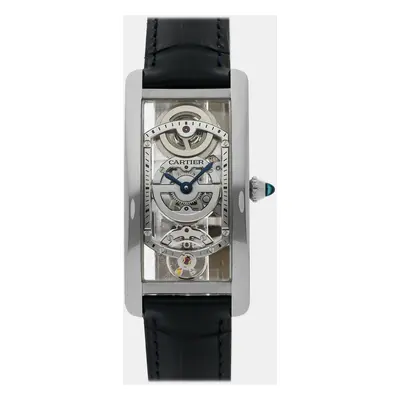 Pre-Owned Cartier Tank Cintree Large Model WHTA0022