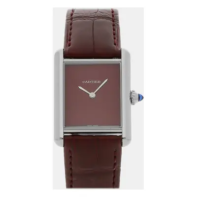 Pre-Owned Cartier Tank Must Men's Watch mm