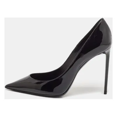 Saint Laurent Black Patent Leather Zoe Pumps Size