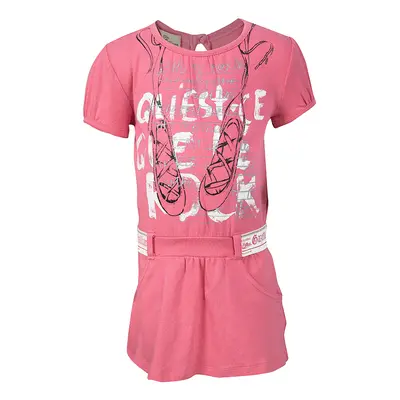 John Galliano Pink Printed Cotton Jersey T-Shirt Dress Months