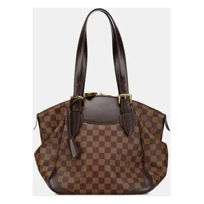 Louis Vuitton Brown Damier Ebene Verona MM