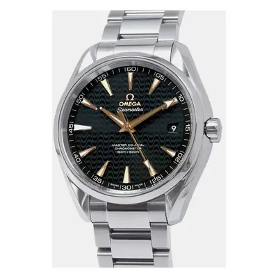 Omega Black Stainless Steel Seamaster Aqua Terra 231.10.42.21.01.006 Automatic Men's Wristwatch 