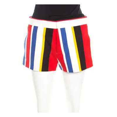 Marni Multicolor Wide Striped Cotton Shorts