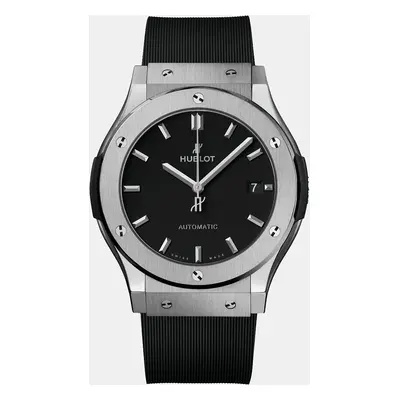 Hublot Black Titanium Classic Fusion Men's Wristwatch mm