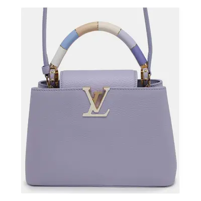 Louis Vuitton Purple Taurillon Leather Capucines BB Bag