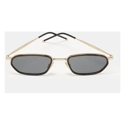 Dior Black/Gold Diorshock Oval Sunglasses