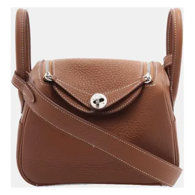 Hermes Lindy Mini Shoulder Bag Leather