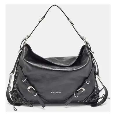 Givenchy Black Leather Corset Voyou Shoulder Bag