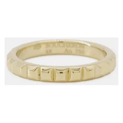 Boucheron 18K Yellow Gold Quatre Clou de Paris Ring EU