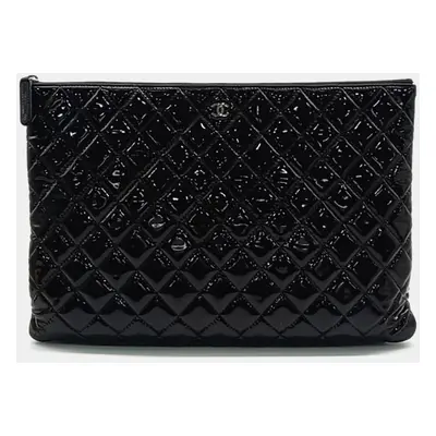 Chanel Patent Large Clutch