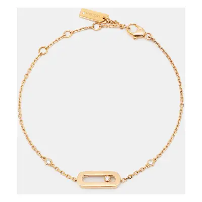 Messika Move Uno Diamonds 18k Rose Gold Bracelet