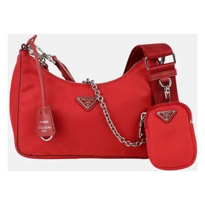 Prada Re-Edition Hobo Shoulder And Cross Bag