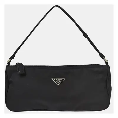 Prada Black Nylon Handbag