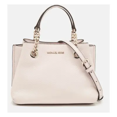 Michael Kors Pink Faux Leather Teagan Tote