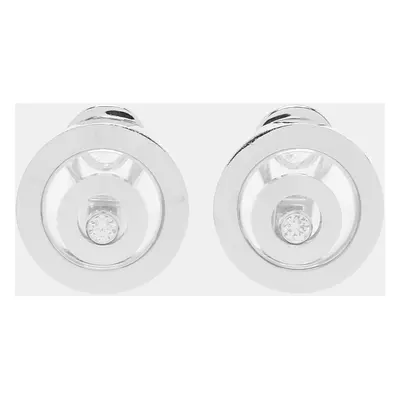 Chopard Happy Spirit Diamonds 18k White Gold Earrings