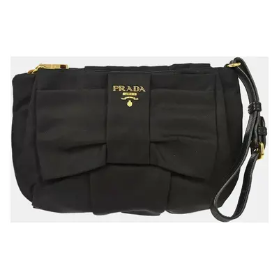 Prada Black Nylon Clutch Bag