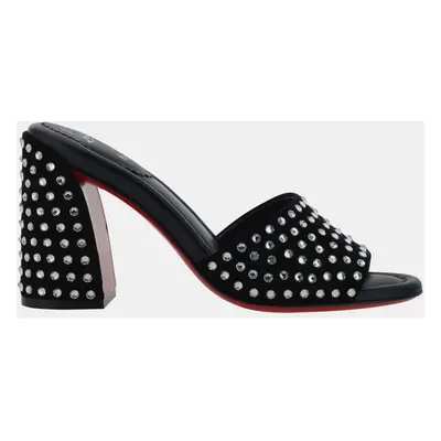 Christian Louboutin Black Jane Strass Sandals IT