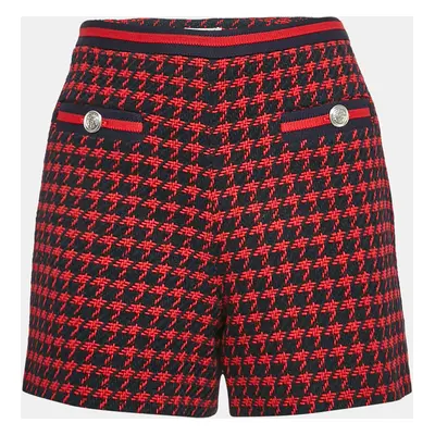 Claudie Pierlot Red Tweed Elyne Shorts