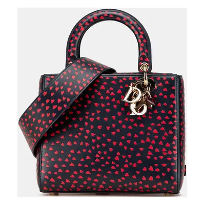 Dior Navy Blue Medium Calfskin I Love Paris Lady Dior