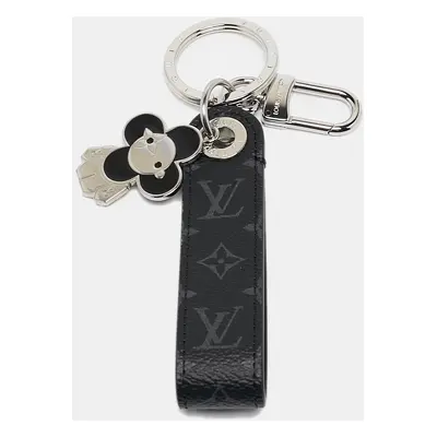 Louis Vuitton Monogram Eclipse Canvas Vivienne Dragonne Key Holder and Bag Charm