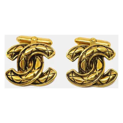 Chanel CC Gold Cuffs