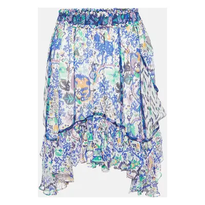 Isabel Marant Multicolor Print Crepe Viviane Skirt