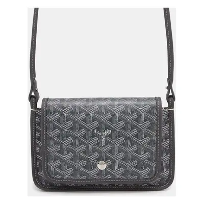 Goyard Grey Goyardine Coated Canvas Plumet Crossbody Bag