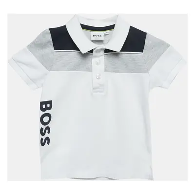 Boss By Hugo Boss White Slim Fit Polo T-Shirt M