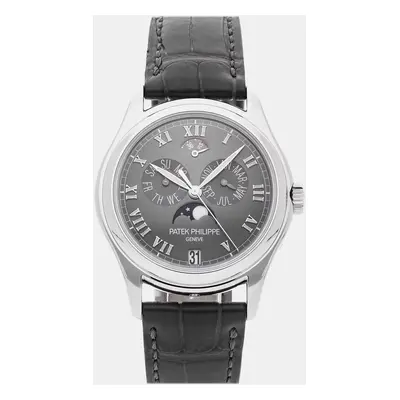 Patek Philippe Grey Platinum Complications 5056P-001 Automatic Men's Wristwatch mm