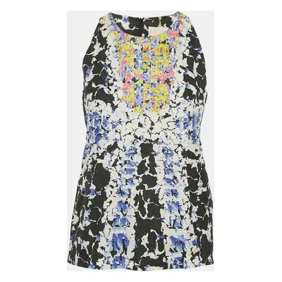 Peter Pilotto Multicolor Printed Silk Sleeveless Top