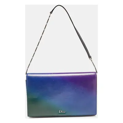 Dior Multicolor Ombre Leather Flap Bag