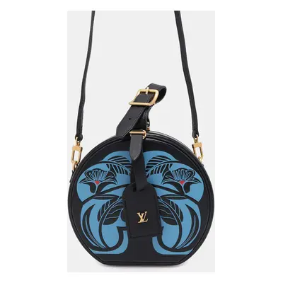 Louis Vuitton Black Leather Petite Boite Chapeau Shoulder Bag