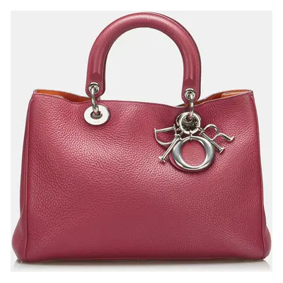 Dior Pink Medium Calfskin Diorissimo Tote