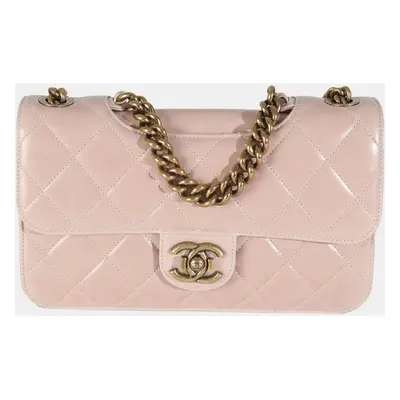 Chanel Beige Quilted Calfskin Perfect Edge Flap Bag