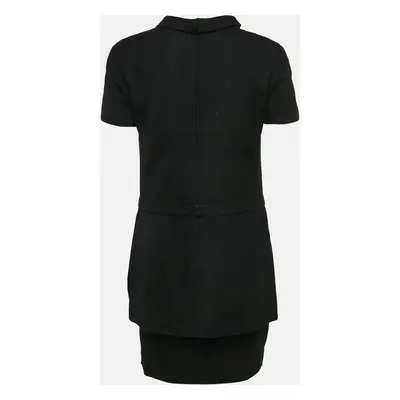 Valentino Garavani Black Viscose Mini Dress and Skirt Set