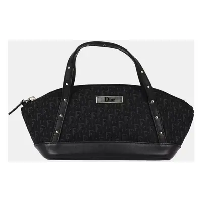 Dior Black Canvas Street Chic Trotter Handbag