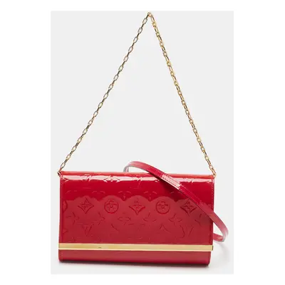 Louis Vuitton Indian Rose Monogram Vernis Ana Clutch Bag