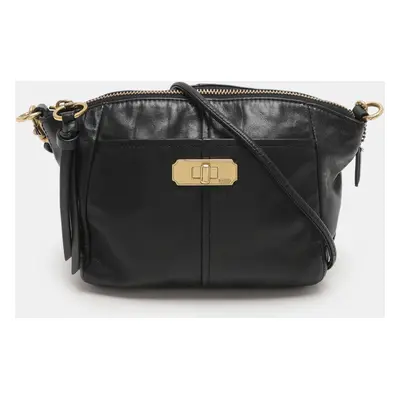 Coach Black Leather Crossbody Bag