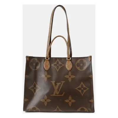 Louis Vuitton Monogram Giant Reverse Canvas OnTheGo GM Tote Bag