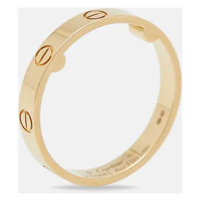 Cartier Love 18k Yellow Gold Wedding Band Ring Size