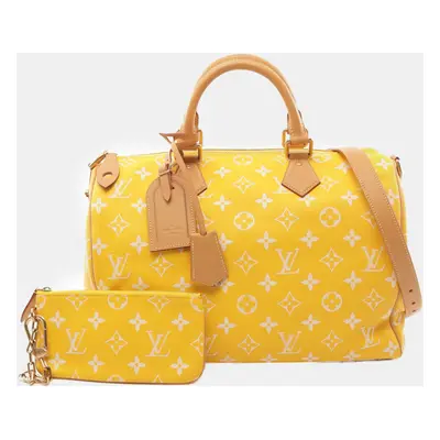 Louis Vuitton Yellow Monogram Speedy P9 Bandouliere